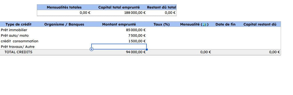 Budget Planner Excel ET Google Sheets